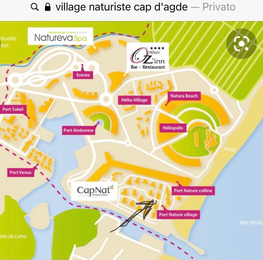 Villa Naturiste Port Nature Agde Eksteriør billede